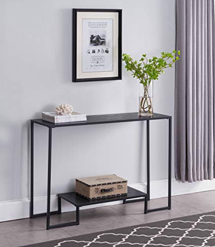 Vidal Modern Metal/Wood Console Sofa Table