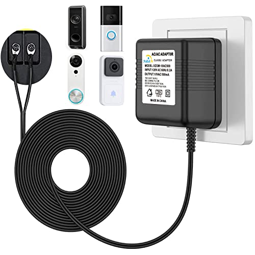 Video Doorbell Power Adapter with Noise Elimination - Wide Compatibility and Easy Installation
