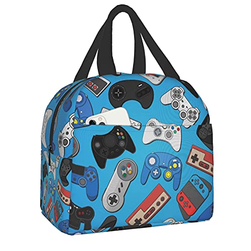 Video Game Controller Lunch Bag