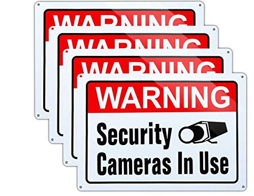 Video Surveillance Sign (4-Pack)