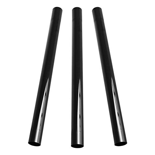 VideoPUP Pack of 3 Vacuum Cleaner 1-1/4" Extension Wands, Vacuum Cleaner Accessories, 32mm Vacuum Hose Plastic Wand Pipe Extent to 34inch (Black Hose, Pack of 3)