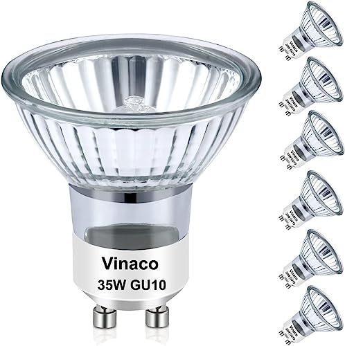Vinaco GU10 Bulb, Long Lasting Halogen GU10 for Track&Recessed Lighting