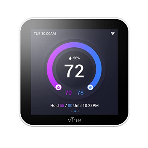 Vine 4 Inches Smart Wi-Fi Thermostat