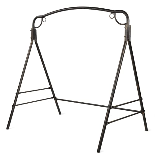 VINGLI Metal Porch Swing Stand with Antique Bronze Finish