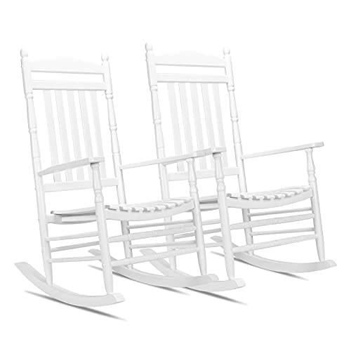 VINGLI Wood Rocking Chairs