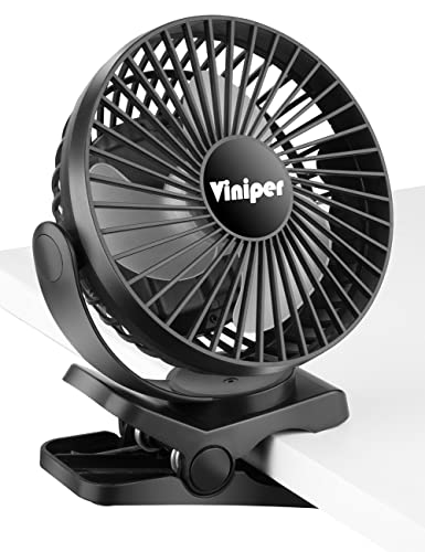 Viniper 6 inch Rechargeable Clip on Fan