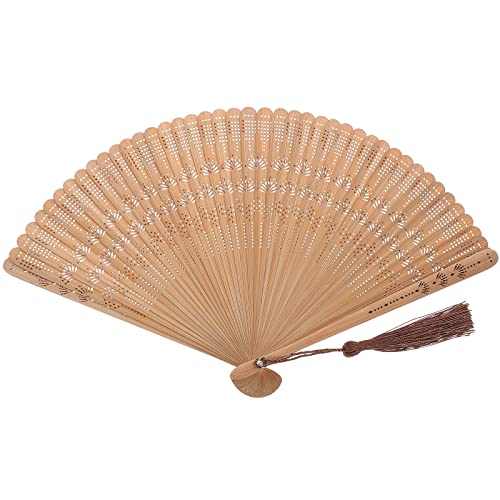 Vintage Bamboo Hand Fan Foldable Handheld Fan