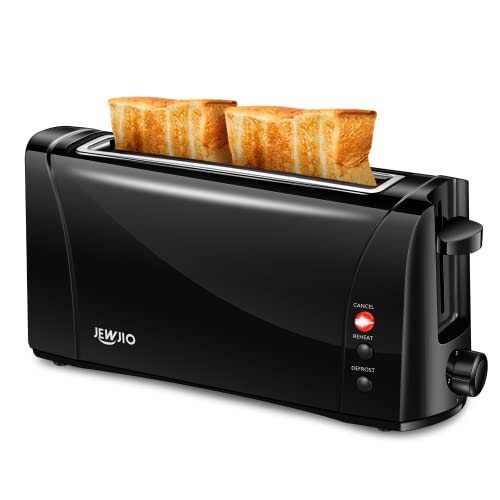 Vintage Black Toaster with Defrost/Reheat/Cancel/6 Bread Shade Settings
