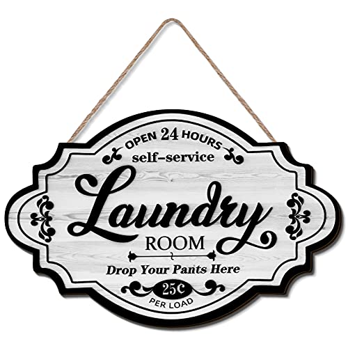 Vintage Laundry Room Decorative Wall Sign