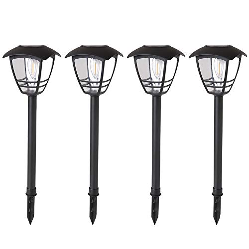Vintage Solar Pathway Lights for Outdoor Spaces