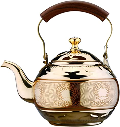 Vintage Stainless Steel Tea Kettle - Practical and Stylish