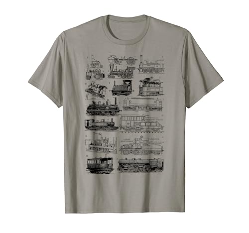 Vintage Steam Engine Train T-Shirt