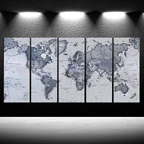 Vintage World Map Canvas Print - Enhance Your Space with Style