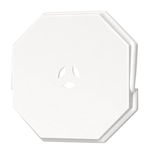 Dremica Octagon Mounting Block for Vinyl Siding, White