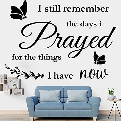 Prayerful Memories Vinyl Wall Sticker for Home Decor