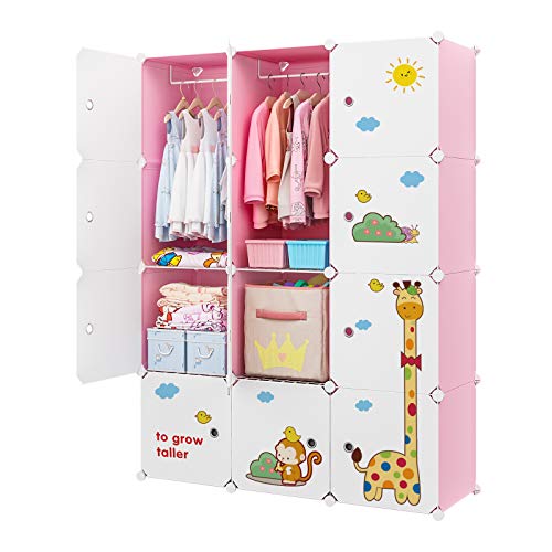 VIPZONE Kids Wardrobe Baby Dresser