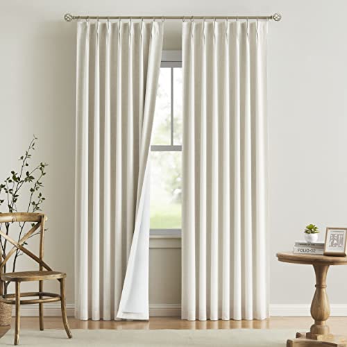 Vision Home Blackout Pinch Pleated Curtains