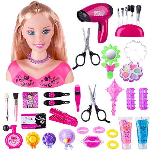 VIVEE Styling Head Doll & Makeup Playset: Birthday Gifts for Girls