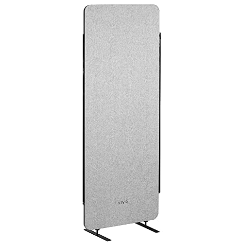 VIVO 24 x 66 inch Freestanding Privacy Panel, Gray