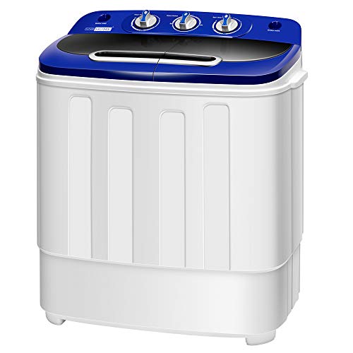 VIVOHOME Electric Portable Twin Tub Mini Laundry Washer and Spin Dryer Combo