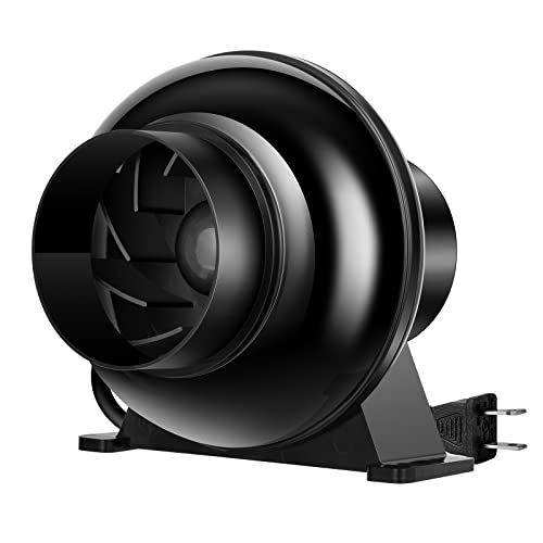 VIVOSUN D4 4 Inch 195 CFM Inline Duct Ventilation Fan