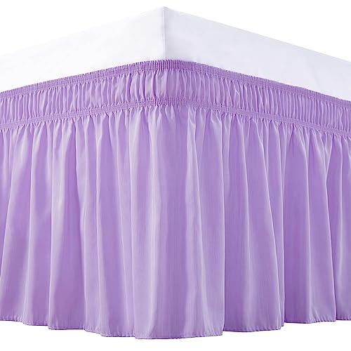 Vocander Lavender Purple Bed Skirt