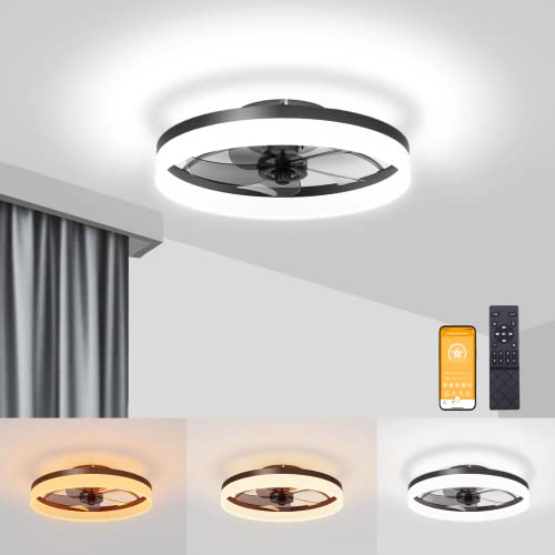 VOLISUN Ceiling Fans with Lights and Remote