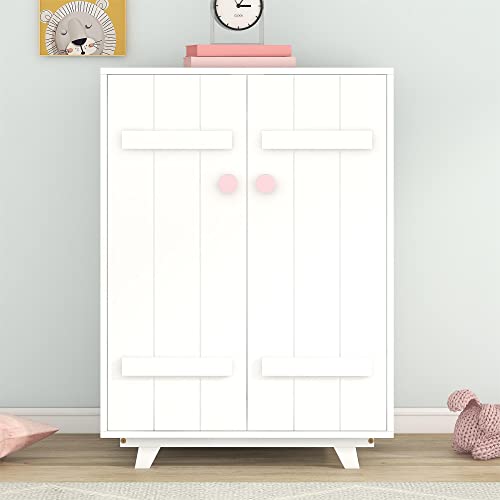 Voohek Kids Wardrobe Cabinet - Sturdy and Stylish Storage Solution