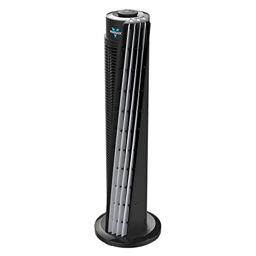 Vornado 143 Tower Fan with Timer and Remote, Black