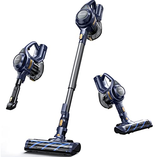 Voweek Cordless Vacuum Cleaner with Powerful Suction and LED Brush