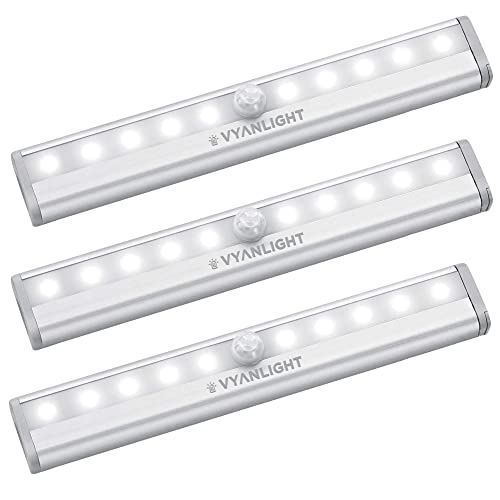 VYANLIGHT Wireless Motion Sensor LED Light Strips (3 Pack)