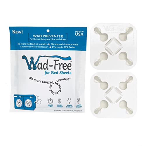 Wad-Free Bed Sheet Detangler - Reduces Laundry Tangles and Wads