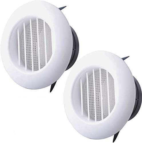 Wadoy 4 Inch Round Soffit Vent with Screen