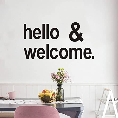 Wall Decal Stickers, Hello Welcome Stickers