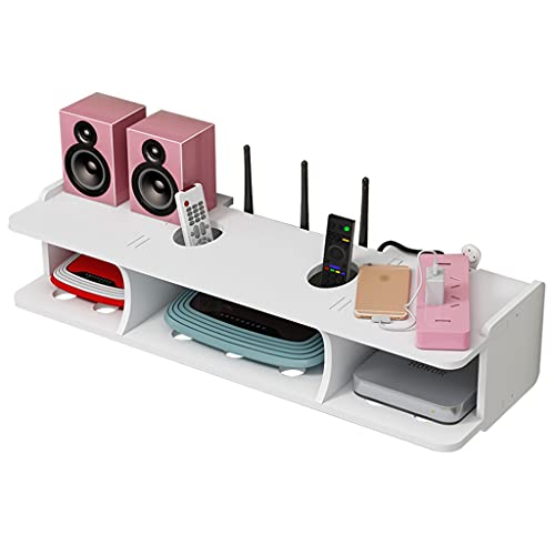 Wall Mount WiFi Router Stand with Storage