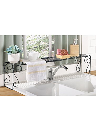 WalterDrake Expandable Over the Sink Shelf