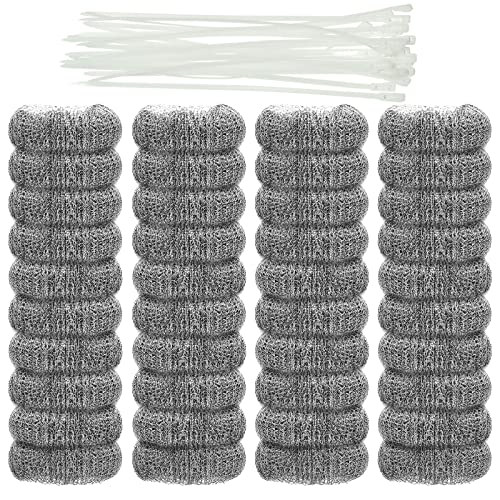 12 Pack Washing Machine Lint Traps with 12 Nylon Cable Ties, Wobe