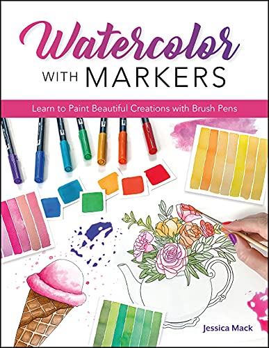 Watercolor with Markers Book