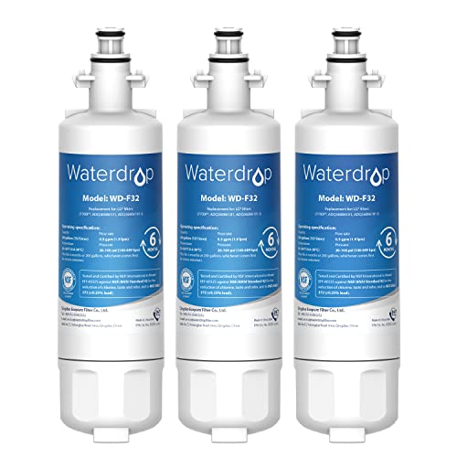Waterdrop Refrigerator Water Filter Replacement Pack of 3