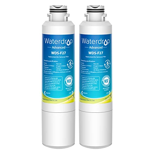 Waterdrop DA29-00020B NSF Certified Samsung Refrigerator Water Filter - 2 Pack