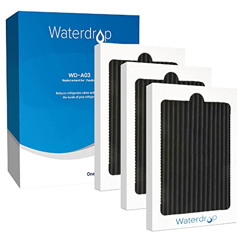 Waterdrop Refrigerator Air Filter, 3 Pack