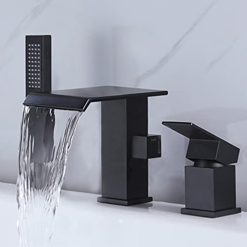 Waterfall Roman Tub Faucet with Hand Shower