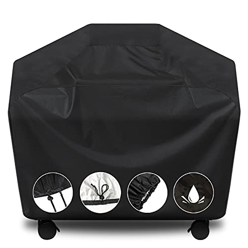 Waterproof BBQ Grill Cover for Weber, Brinkmann, and Char-Broil Grills