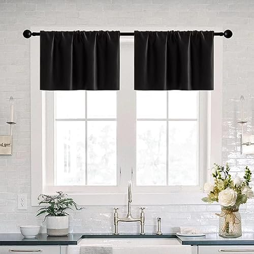 Waterproof Blackout Valances for Small Windows