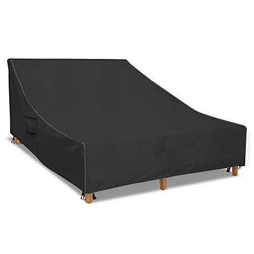 Waterproof Double Chaise Lounge Cover