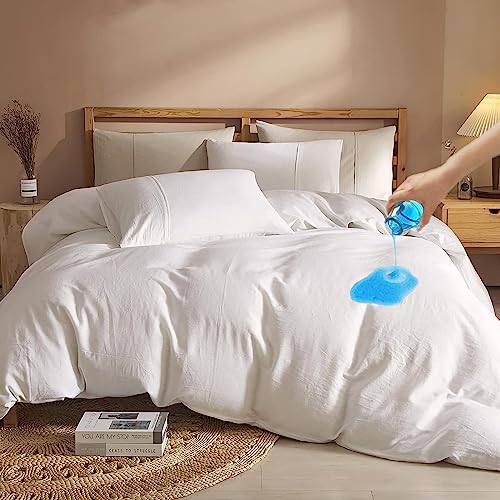 Waterproof Duvet Protector Cover with Zipper Closure (Twin)
