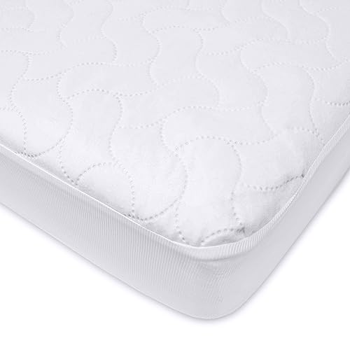 Waterproof Fitted Crib and Toddler Mattress Protector