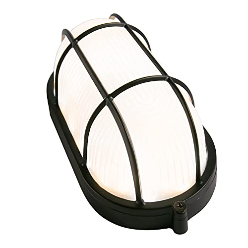 Waterproof Grid Oval Bulkhead Ceiling LED Light