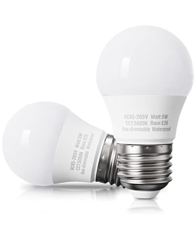 Pazetiv Waterproof LED Fridge & Freezer Light Bulb 5000K, 40W Eqv, 120V