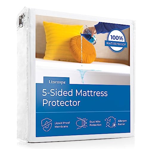 Waterproof Mattress Protector King - Soft Breathable Bed Protector